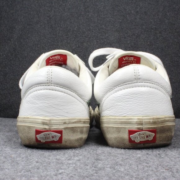 Share Vans X Only NY Shoes White Leather Sneakers Casual Skate Old Skool Men Siz - Picture 5 of 13
